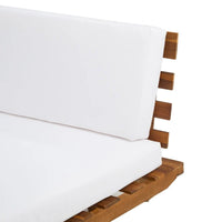 Christopher Knight Home Eulah Canapé en bois et tissu minimaliste, côté gauche