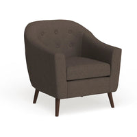 Chaise d'appoint moderne du milieu du siècle Carson Carrington Lieksa