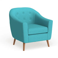 Chaise d'appoint moderne du milieu du siècle Carson Carrington Lieksa