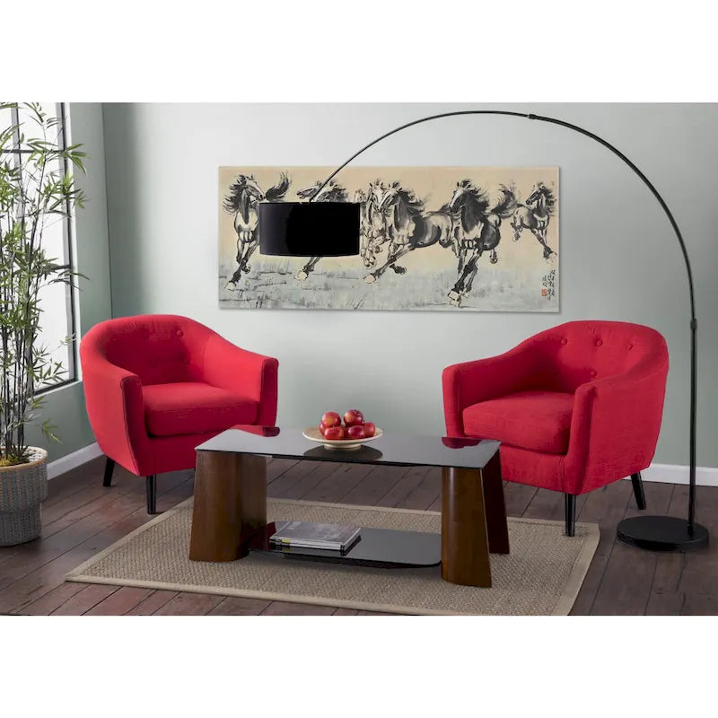 Chaise d'appoint moderne du milieu du siècle Carson Carrington Lieksa