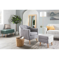 Chaise d'appoint moderne du milieu du siècle Carson Carrington Lieksa
