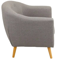 Chaise d'appoint moderne du milieu du siècle Carson Carrington Lieksa
