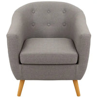 Chaise d'appoint moderne du milieu du siècle Carson Carrington Lieksa
