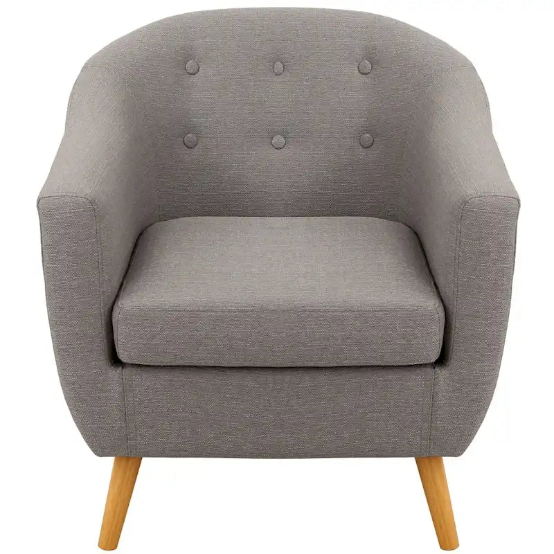 Chaise d'appoint moderne du milieu du siècle Carson Carrington Lieksa