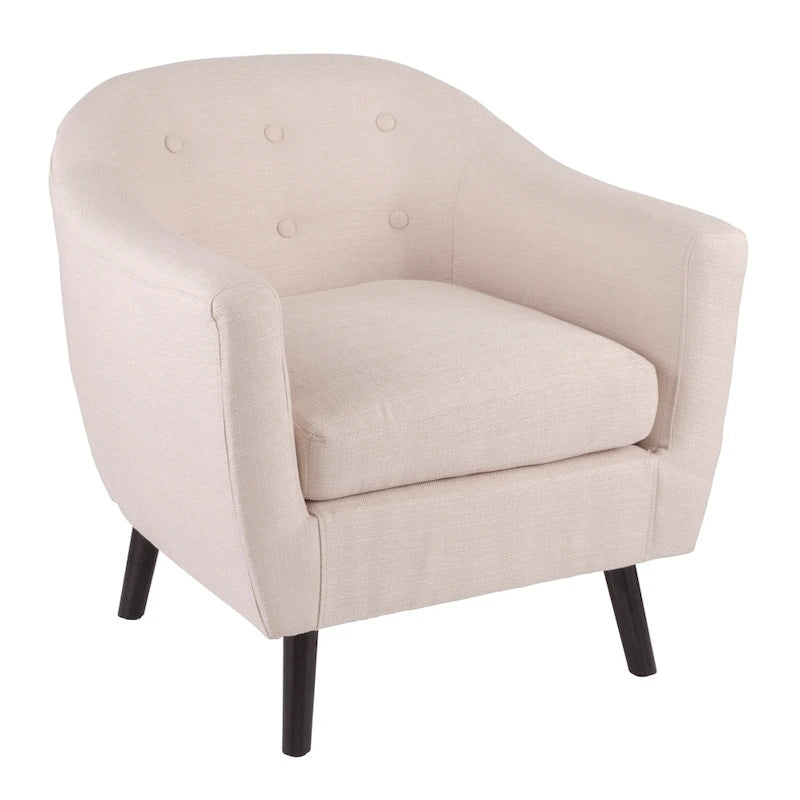 Chaise d'appoint moderne du milieu du siècle Carson Carrington Lieksa