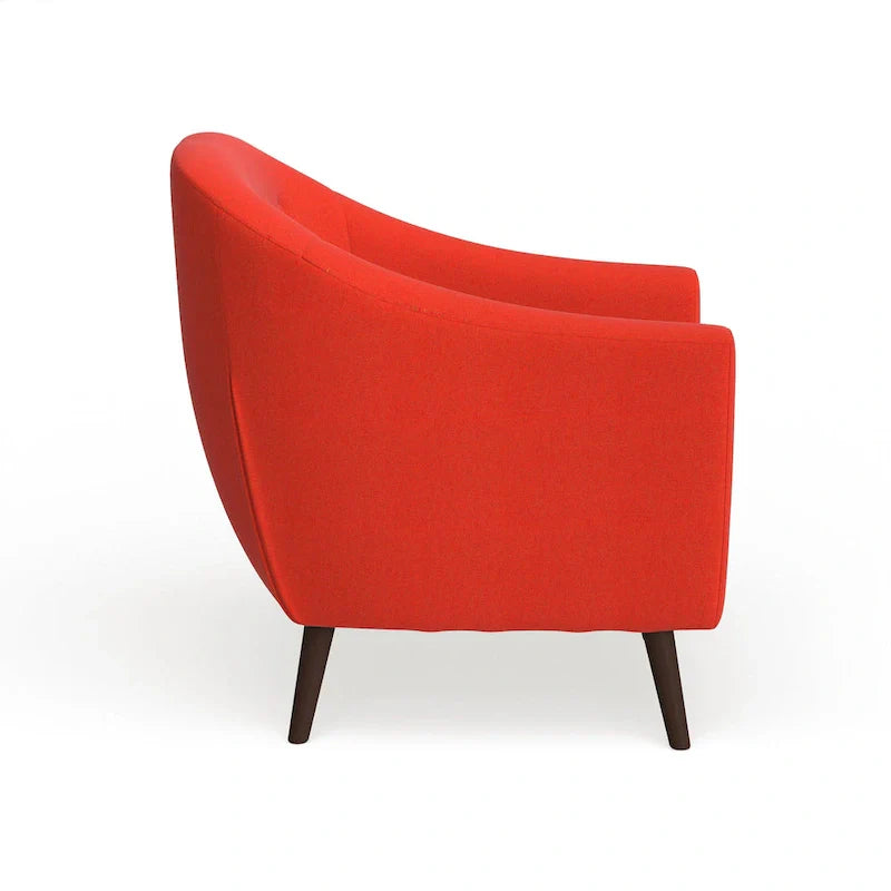 Chaise d'appoint moderne du milieu du siècle Carson Carrington Lieksa