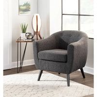 Chaise d'appoint moderne du milieu du siècle Carson Carrington Lieksa