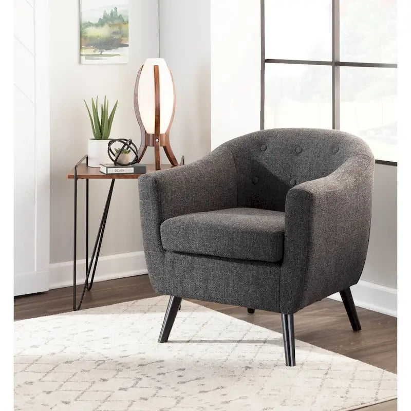 Chaise d'appoint moderne du milieu du siècle Carson Carrington Lieksa