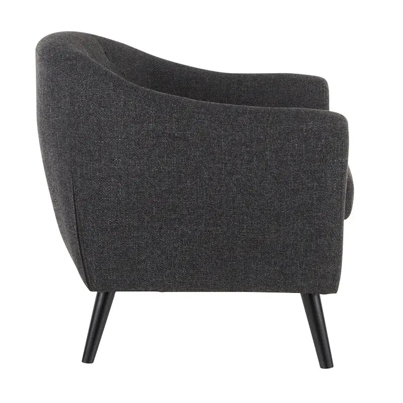 Chaise d'appoint moderne du milieu du siècle Carson Carrington Lieksa