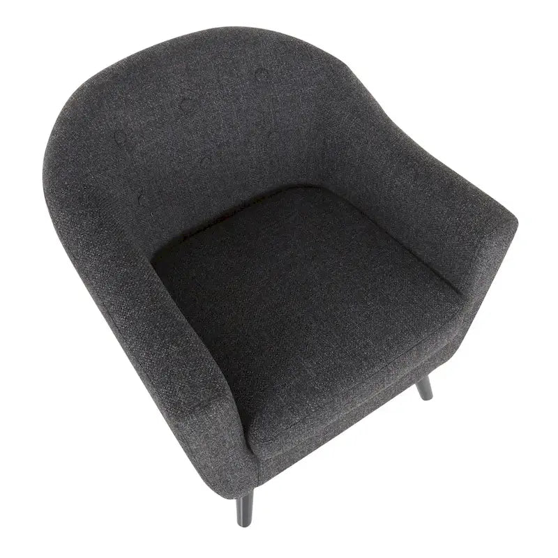 Chaise d'appoint moderne du milieu du siècle Carson Carrington Lieksa