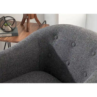 Chaise d'appoint moderne du milieu du siècle Carson Carrington Lieksa