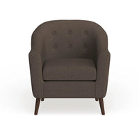 Chaise d'appoint moderne du milieu du siècle Carson Carrington Lieksa
