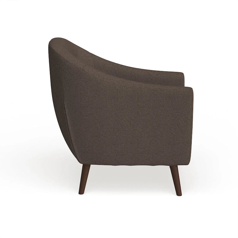 Chaise d'appoint moderne du milieu du siècle Carson Carrington Lieksa