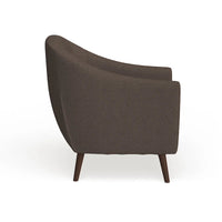 Chaise d'appoint moderne du milieu du siècle Carson Carrington Lieksa