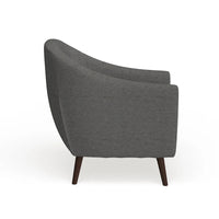 Chaise d'appoint moderne du milieu du siècle Carson Carrington Lieksa