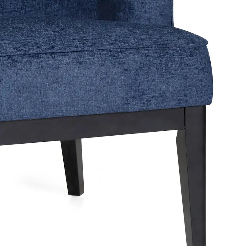 Fauteuil d'appoint capitonné en tissu ou similicuir Clough (Lot de 2) par Christopher Knight Home