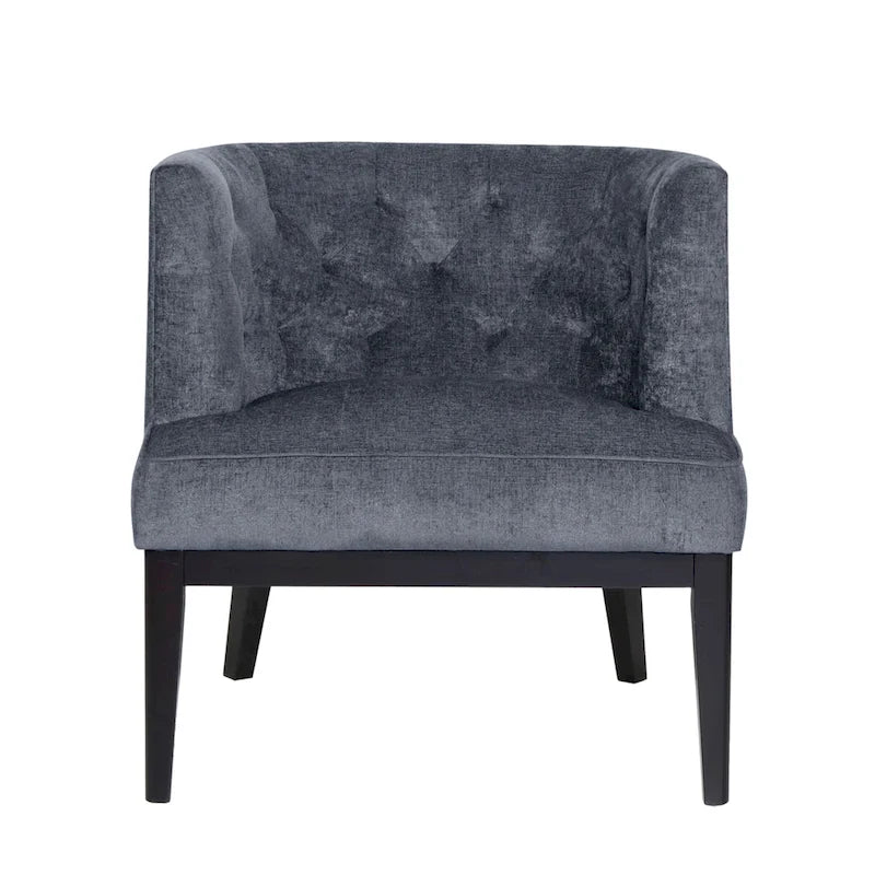 Fauteuil d'appoint capitonné en tissu ou similicuir Clough (Lot de 2) par Christopher Knight Home
