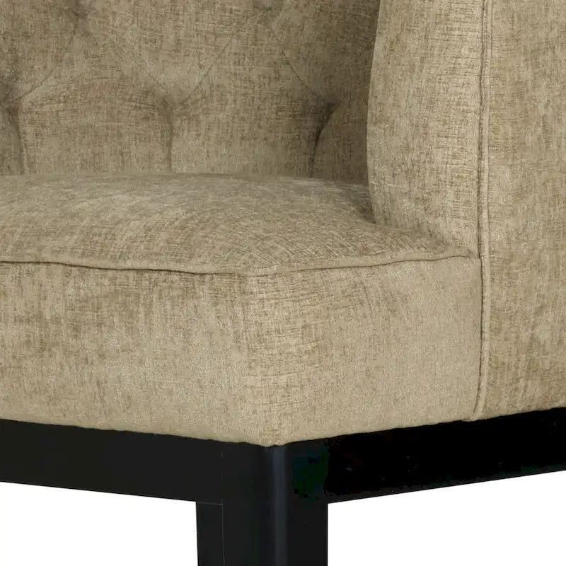 Clough - Fauteuil d'appoint capitonné en tissu ou similicuir (lot de 2) par Christopher Knight Home