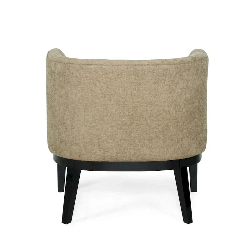 Clough - Fauteuil d'appoint capitonné en tissu ou similicuir (lot de 2) par Christopher Knight Home