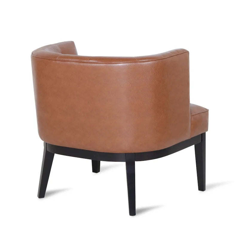 Fauteuil d'appoint capitonné Clough en tissu ou similicuir par Christopher Knight Home