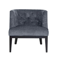 Fauteuil d'appoint capitonné Clough en tissu ou similicuir par Christopher Knight Home