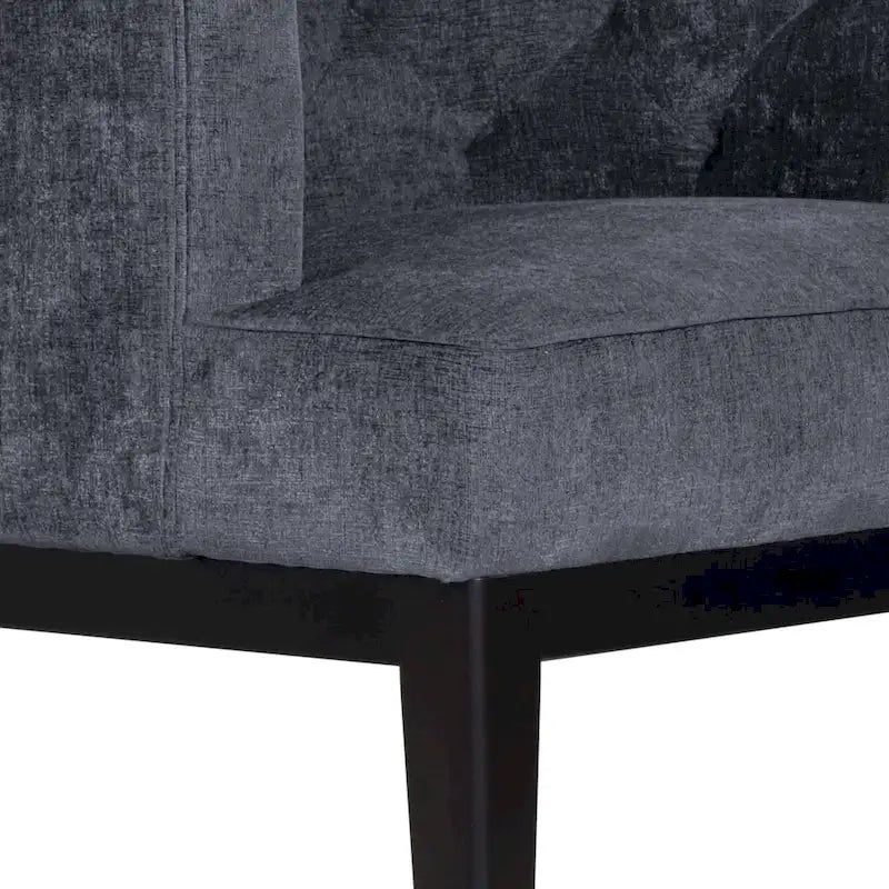 Fauteuil d'appoint capitonné Clough en tissu ou similicuir par Christopher Knight Home