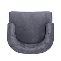 Fauteuil d'appoint capitonné Clough en tissu ou similicuir par Christopher Knight Home