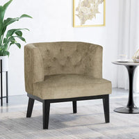 Fauteuil d'appoint capitonné Clough en tissu ou similicuir par Christopher Knight Home