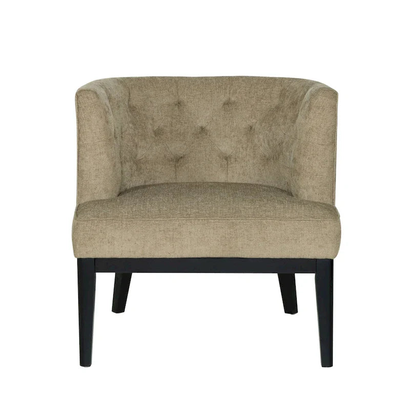 Fauteuil d'appoint capitonné Clough en tissu ou similicuir par Christopher Knight Home