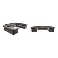 Gdansk Canapé sectionnel Chesterfield 11 places en forme de U