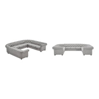 Gdansk Canapé sectionnel Chesterfield 11 places en forme de U