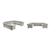 Gdansk Canapé sectionnel Chesterfield 11 places en forme de U