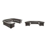 Gdansk Canapé sectionnel Chesterfield 11 places en forme de U