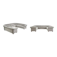 Gdansk Canapé sectionnel Chesterfield 11 places en forme de U
