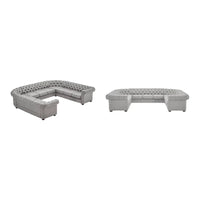 Gdansk Canapé sectionnel Chesterfield 11 places en forme de U