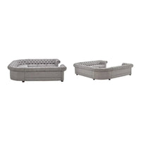 Gdansk Canapé sectionnel Chesterfield 11 places en forme de U