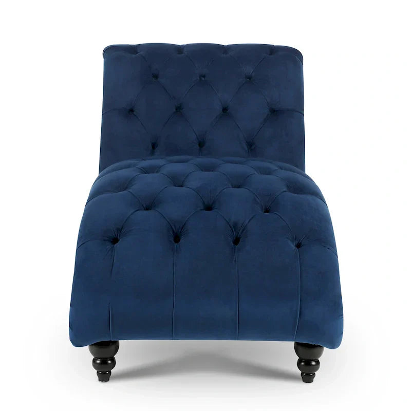 Chaise longue capitonnée - 62.80 x 27.17 x 32.87
