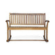 Balancelle de Patio en Bois d'Acacia Amina par Christopher Knight Home