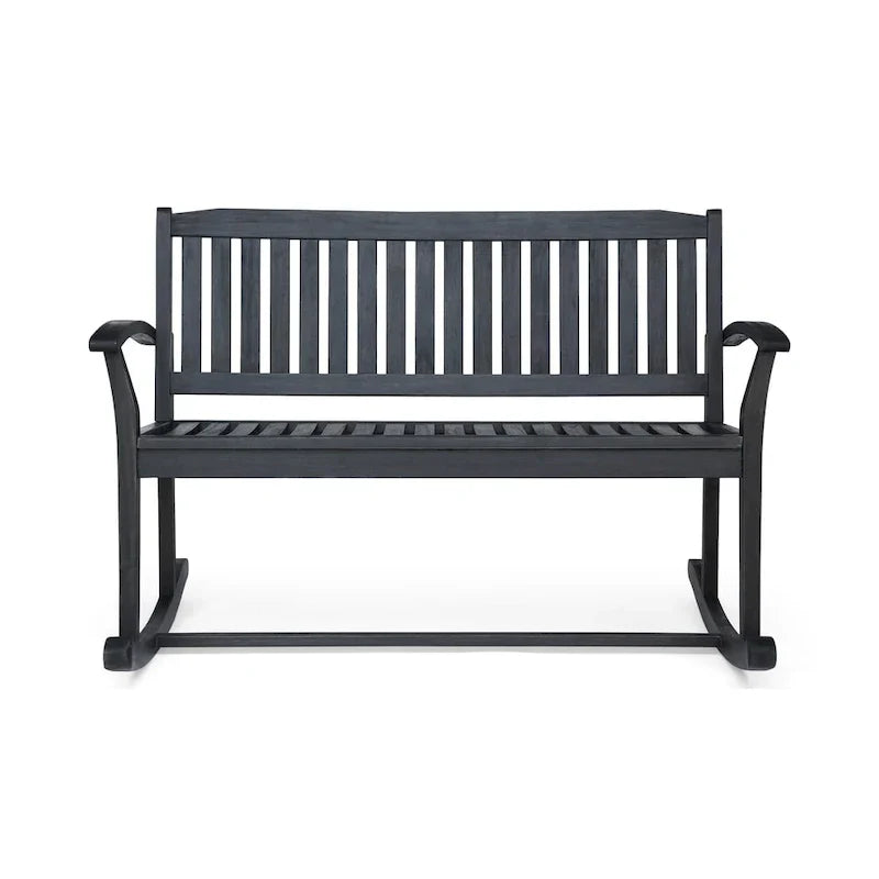 Balancelle de Patio en Bois d'Acacia Amina par Christopher Knight Home