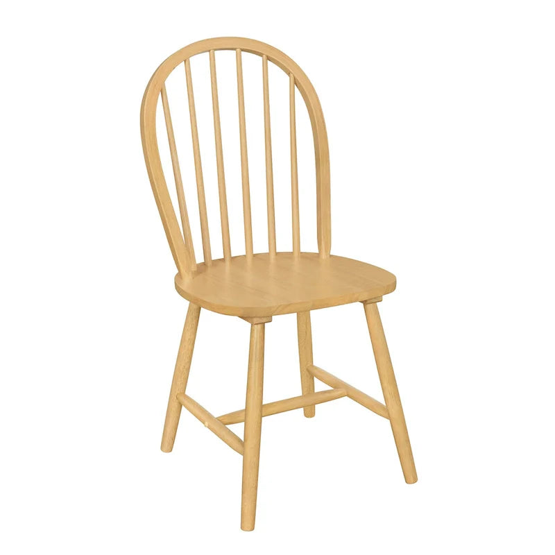 Chaises de salle à manger hautes à dossier fuseau Declan Farmhouse (lot de 2) par Christopher Knight Home - 36H
