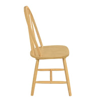 Chaises de salle à manger hautes à dossier fuseau Declan Farmhouse (lot de 2) par Christopher Knight Home - 36H