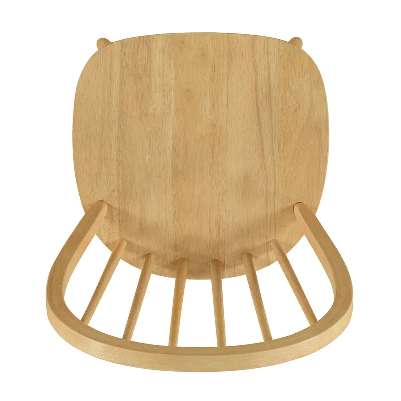 Chaises de salle à manger hautes à dossier fuseau Declan Farmhouse (lot de 2) par Christopher Knight Home - 36H