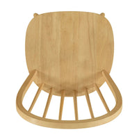 Chaises de salle à manger hautes à dossier fuseau Declan Farmhouse (lot de 2) par Christopher Knight Home - 36H