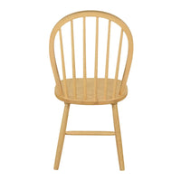 Chaises de salle à manger hautes à dossier fuseau Declan Farmhouse (lot de 2) par Christopher Knight Home - 36H