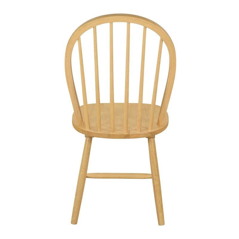Chaises de salle à manger hautes à dossier fuseau Declan Farmhouse (lot de 2) par Christopher Knight Home - 36H