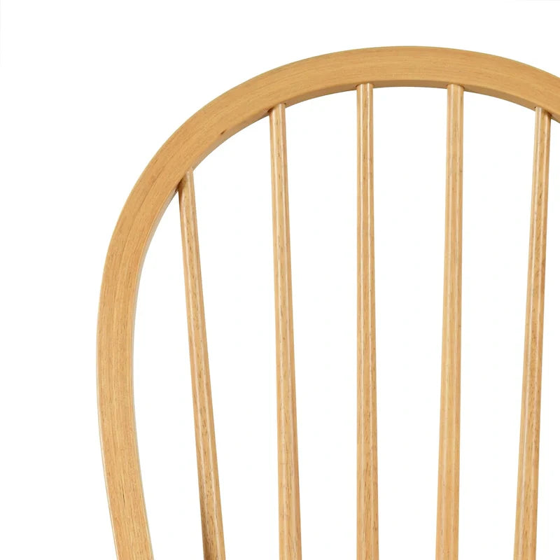 Chaises de salle à manger hautes à dossier fuseau Declan Farmhouse (lot de 2) par Christopher Knight Home - 36H