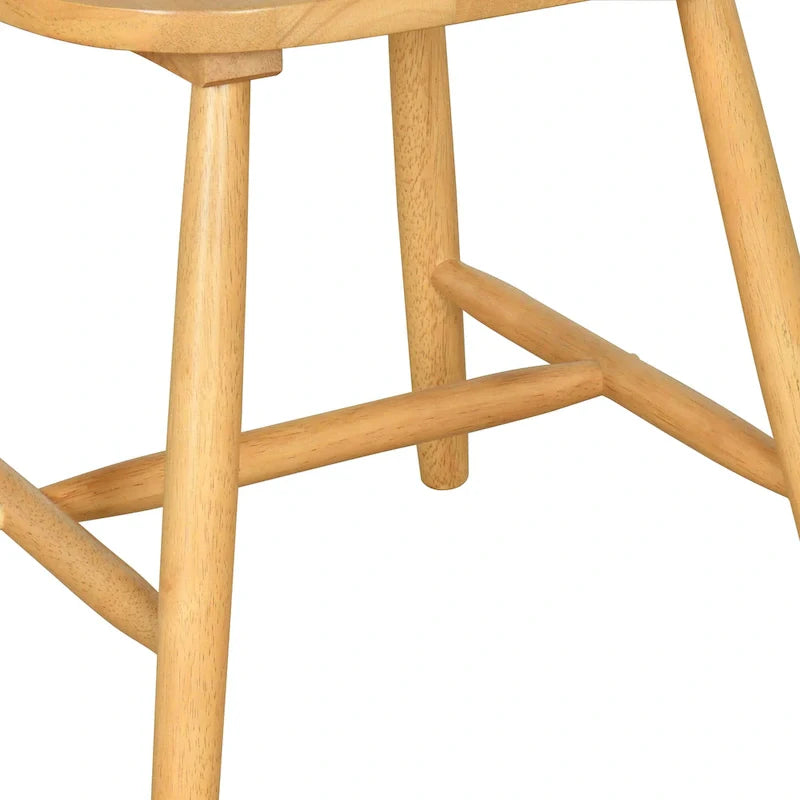Chaises de salle à manger hautes à dossier fuseau Declan Farmhouse (lot de 2) par Christopher Knight Home - 36H