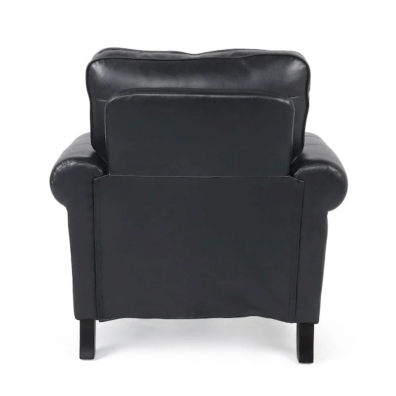 Fauteuil Club en Similicuir Dowd avec Clous Décoratifs par Christopher Knight Home