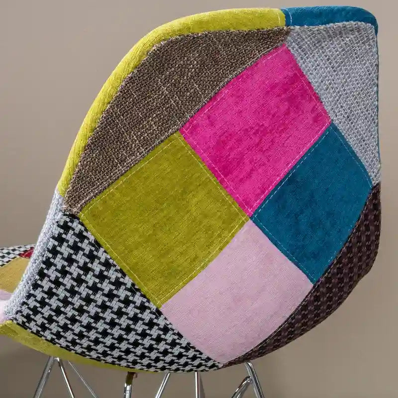 Fauteuil en tissu patchwork Wilmette par Christopher Knight Home (lot de 2) - N/A