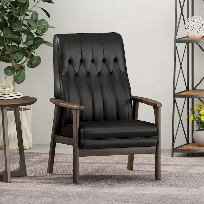 Fauteuil d'appoint moderne du milieu du siècle Hoye par Christopher Knight Home - 25,75 L x 31,50 P x 39,00 H